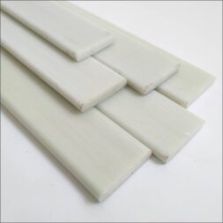 PLAT FIBER PFG 6 MM X 30 MM X 120 CM PUTIH - PLAT BUSUR BENDING - ENIGMAZONE