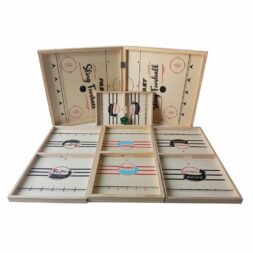 SLINGPUCK WINNER BOARD GAME - WOODEN FOOSBALL - ENIGMAZONE