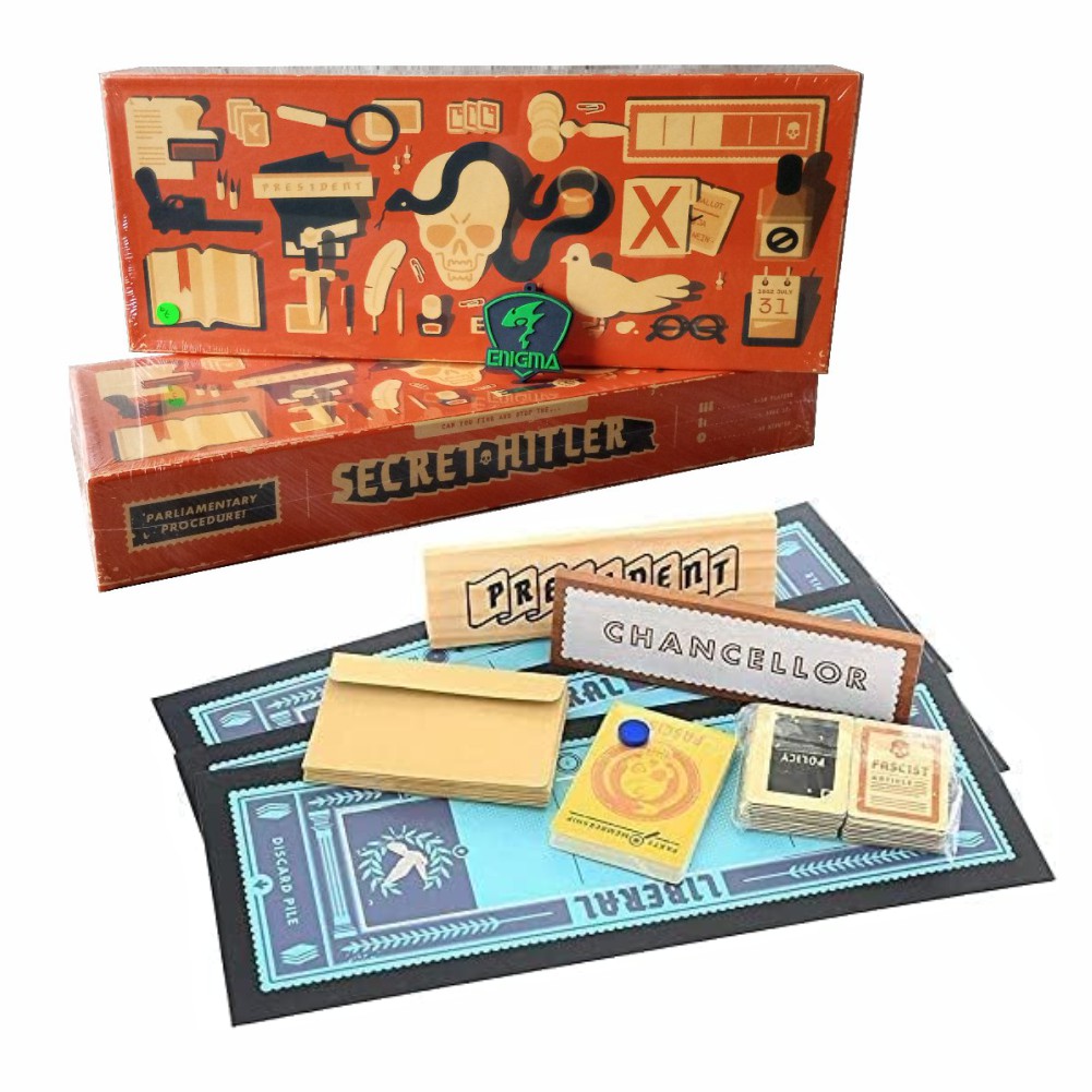 SECRET HITLER BOARD GAME - CARD GAME - ENIGMAZONE - Gambar 3