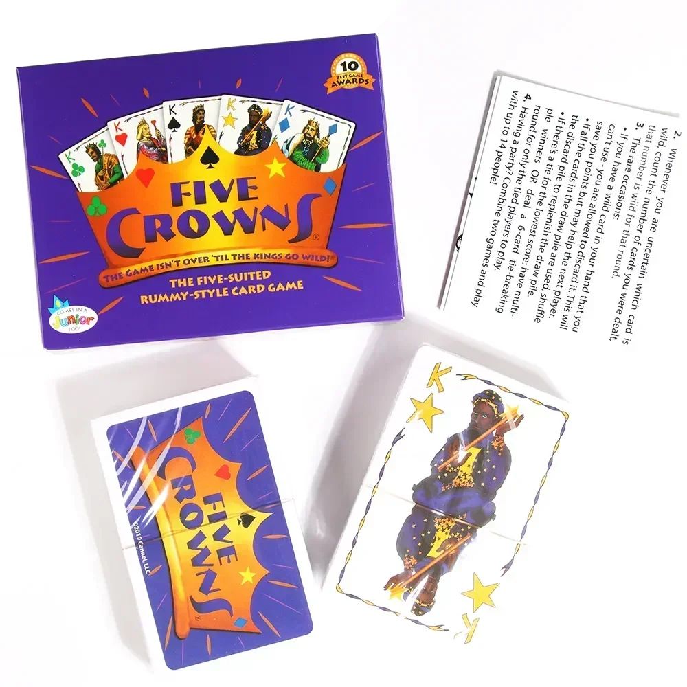 FIVE CROWNS BOARD GAME - CARD GAME - PERMAINAN KARTU - ENIGMAZONE - Gambar 8