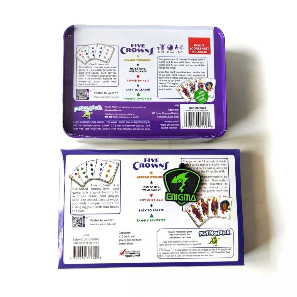 FIVE CROWNS BOARD GAME - CARD GAME - PERMAINAN KARTU - ENIGMAZONE - Gambar 2