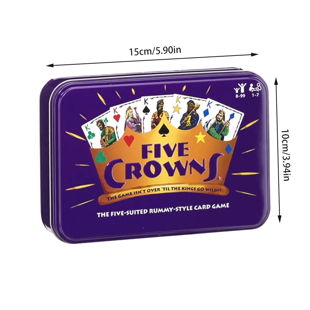 FIVE CROWNS BOARD GAME - CARD GAME - PERMAINAN KARTU - ENIGMAZONE - Gambar 9