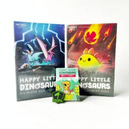 HAPPY LITTLE DINOSAURS BOARD GAME - CARD GAME - ENIGMAZONE